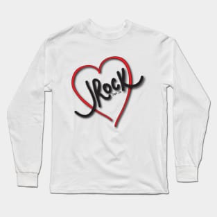 JRock Heart - White Long Sleeve T-Shirt